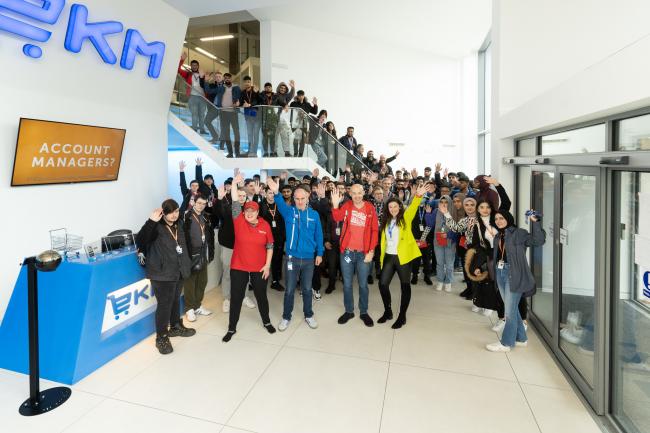 Inspirational Industry Day for Nelson and Colne College Digital Students at Preston-based Ecommerce Company EKM