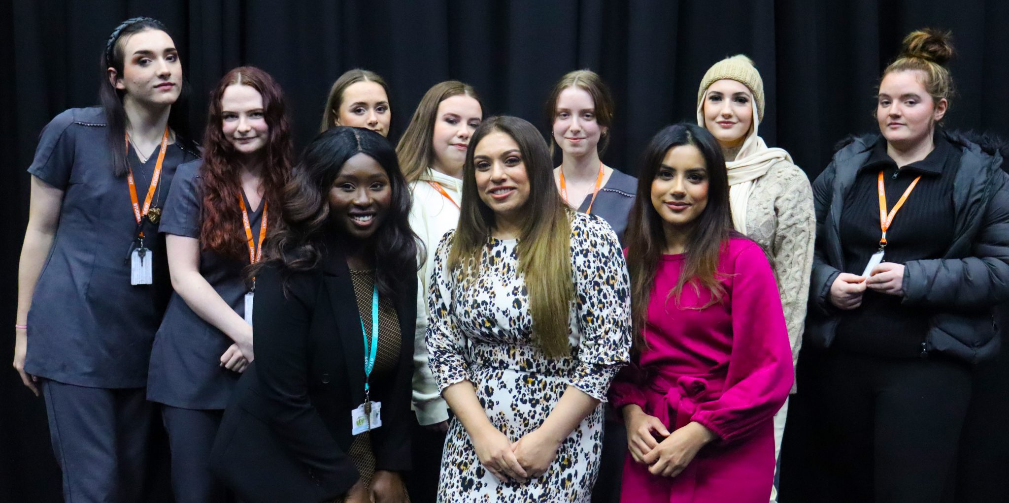 Beauty and Media make Up students work with cosmetics business Empress Me