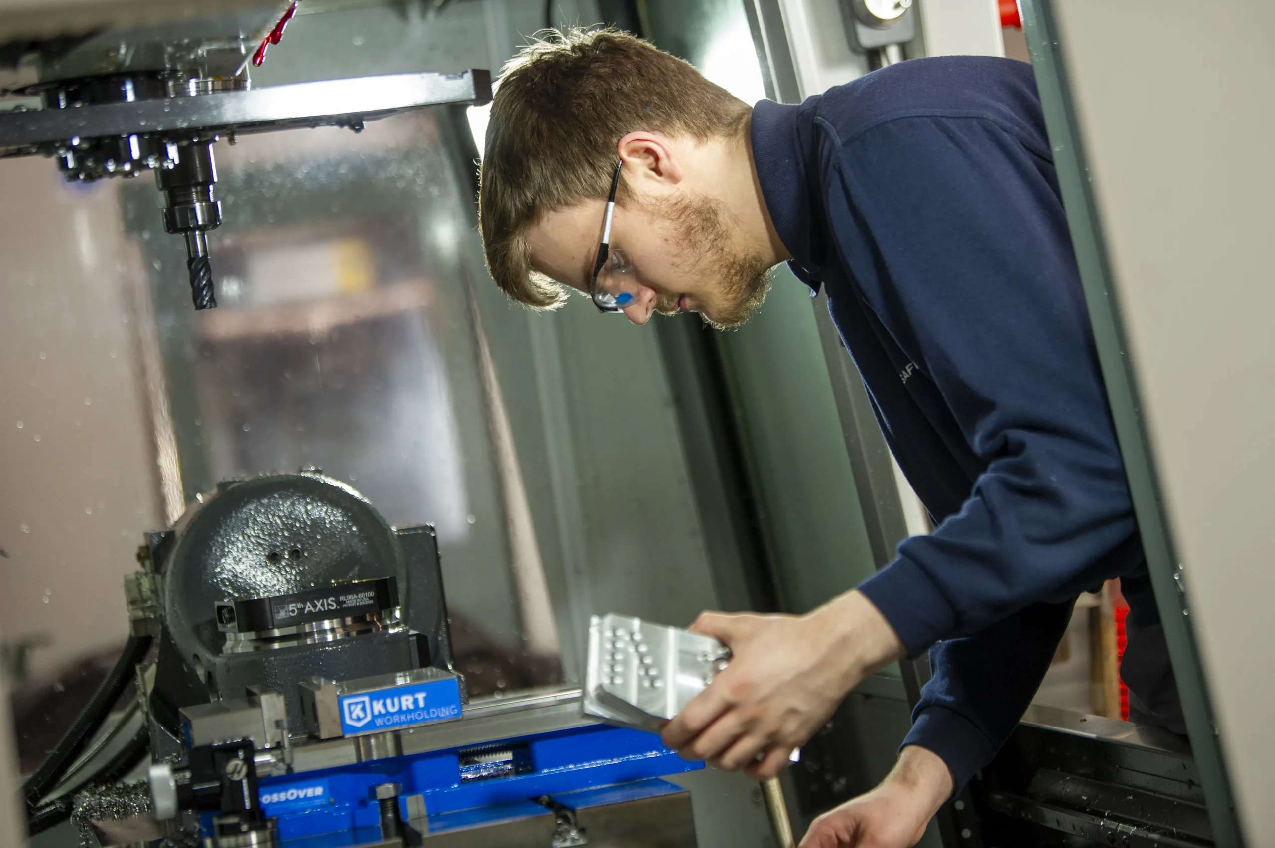 Engineering student working
