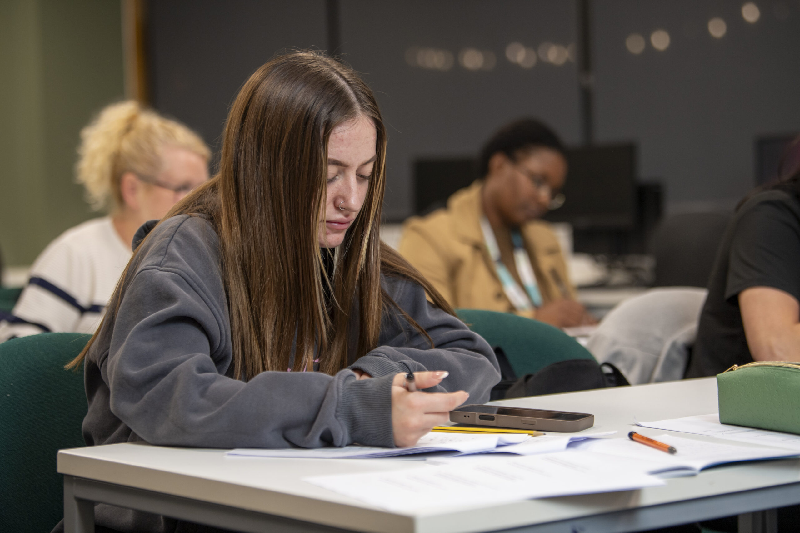 student inthe classroom